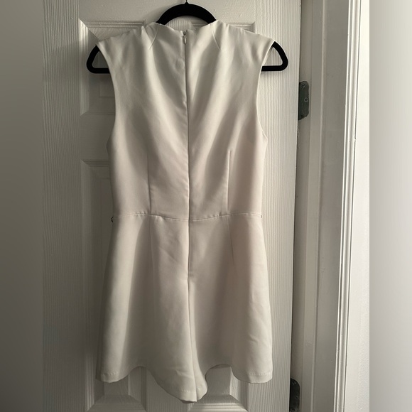 Topshop lined Cream Romper Size 6 - Picture 6 of 7